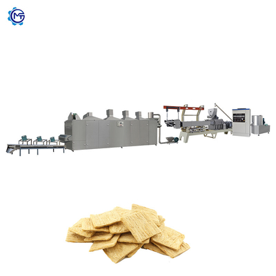 เครื่องผลิตโปรตีนจากถั่วเหลืองที่ให้ผลผลิตสูง Soybean Extruding Line 19x2x2.2m