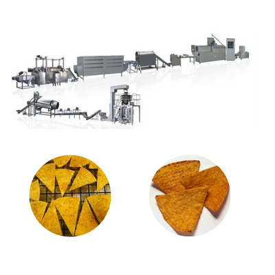 แก๊สดีเซลข้าวโพด Doritos Tortilla Chips สายการผลิตเครื่อง100kw