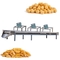 มินิพัฟข้าวสาลีขนมขบเคี้ยวอาหาร Extrude Corn Puff สายการผลิต Silver
